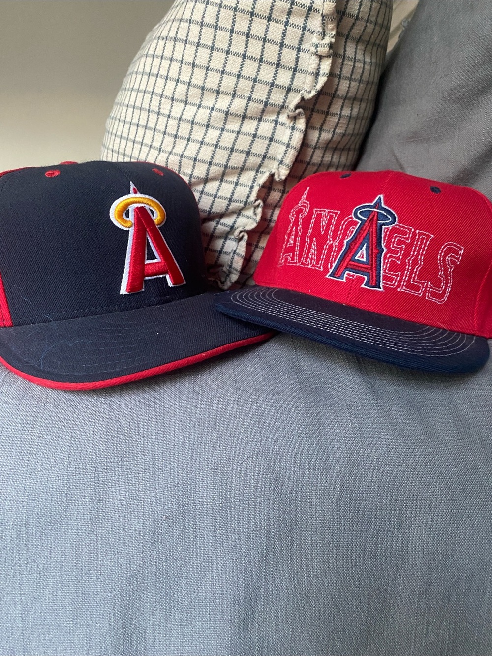 Angels Two-Tone Red and Navy Baseball Cap